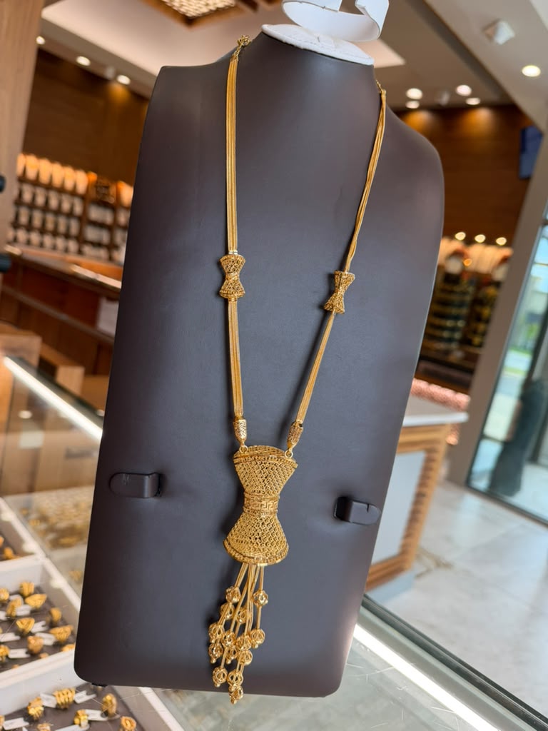 21K Gold Long Necklace - SW33366